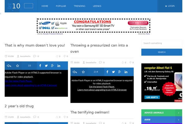 Aruna theme site design template sample