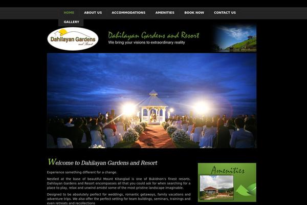ElegantEstate theme site design template sample