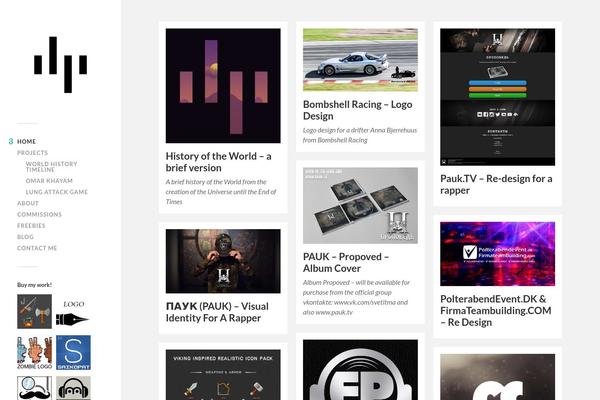 Tetris theme site design template sample