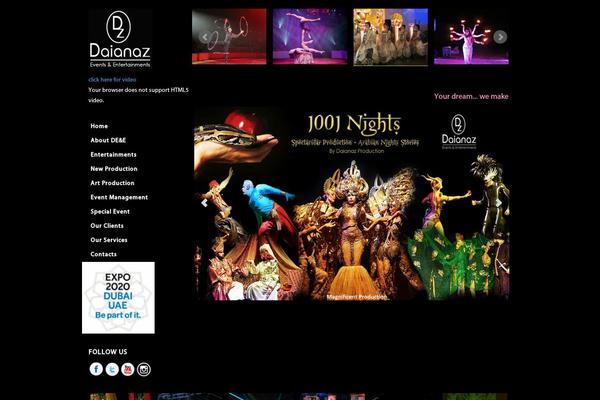 Site using Skitter Slideshow plugin