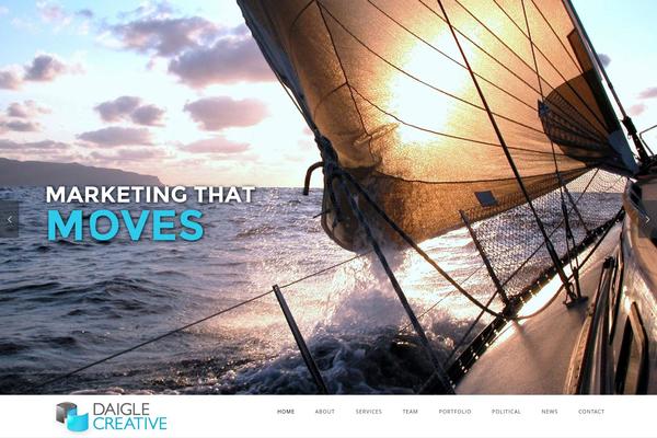 Eight Degree theme site design template sample