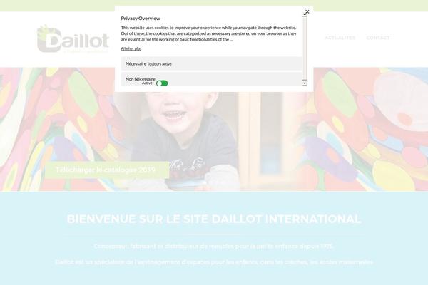 daillot.com site used Weberium