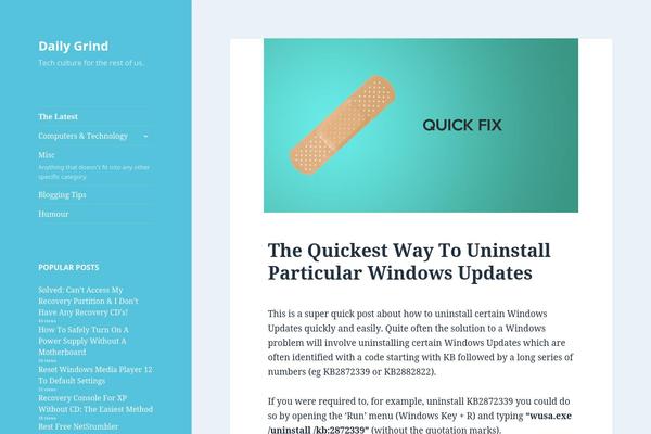 Site using Awesome-author-info plugin