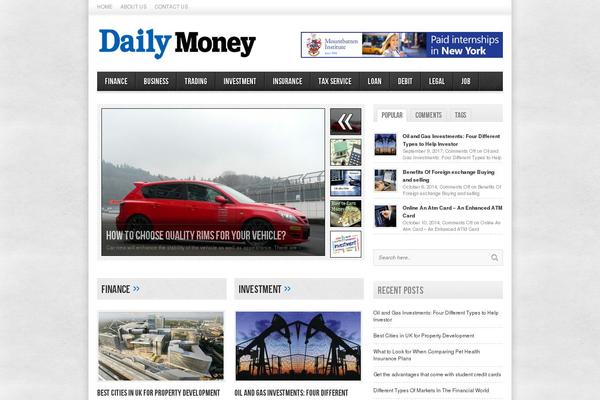 avenue theme site design template sample