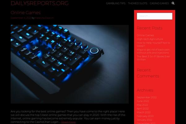 Lalita theme site design template sample
