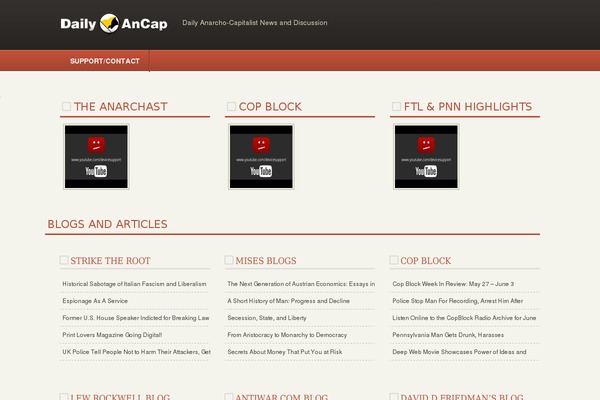 Aggregator theme site design template sample