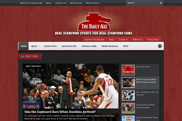 Continuum theme site design template sample