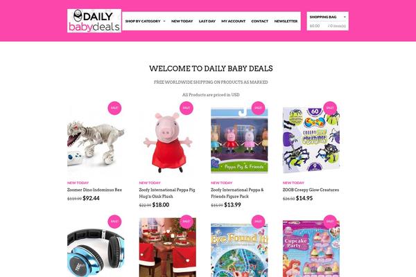 The Retailer theme site design template sample