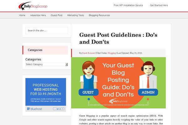 Magazine Pro theme site design template sample