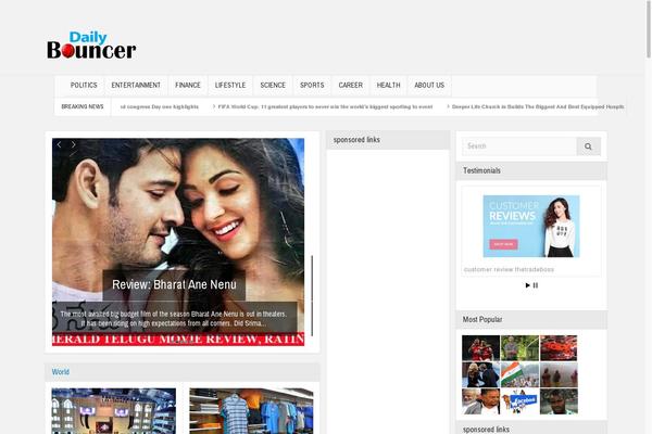 Site using fb widget plugin