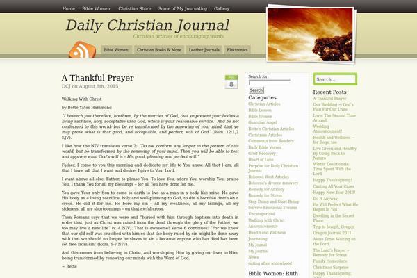 Amazing Grace theme site design template sample