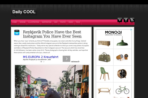 Rockwell theme site design template sample