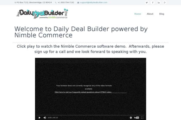 Scalia theme site design template sample