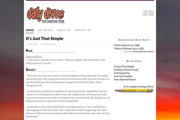 MH Purity theme site design template sample