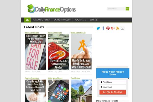 MaidenHair theme site design template sample