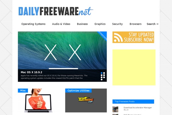 Gonzo theme site design template sample