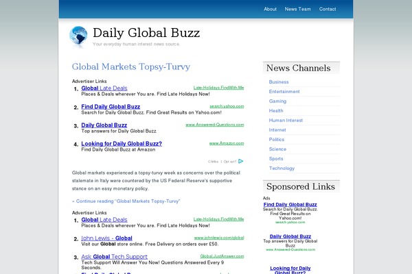 A Dream To Host theme site design template sample