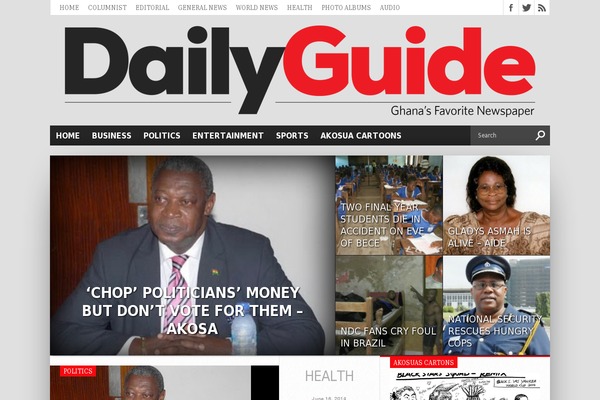 dailyguideghana.com site used Yala Mag