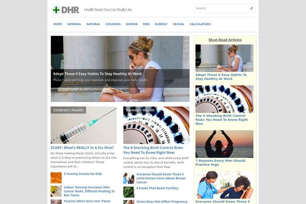 Max Magazine theme site design template sample