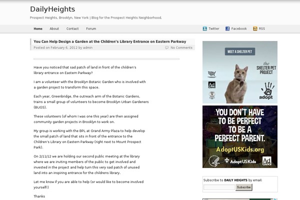 dailyheights.com site used Nest