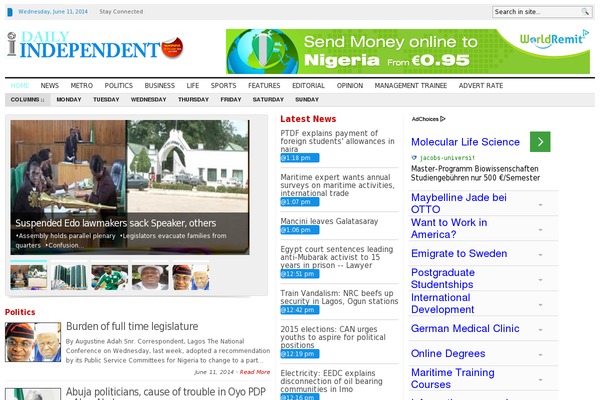 dailyindependentnig.com site used Innovatory