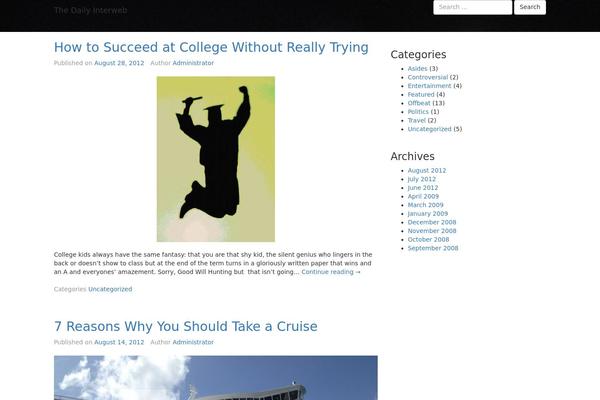 Site using Alakhnors-post-thumb plugin
