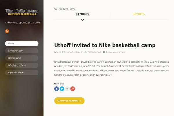 On Topic theme site design template sample