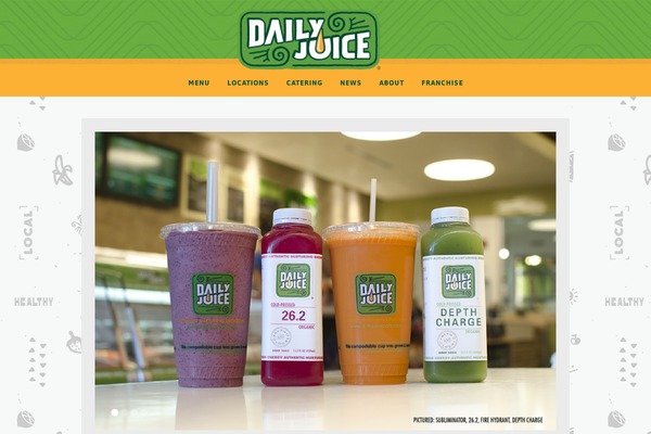 daily-juice theme websites examples