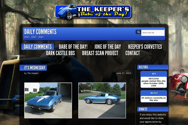 dailykeeper.com site used React