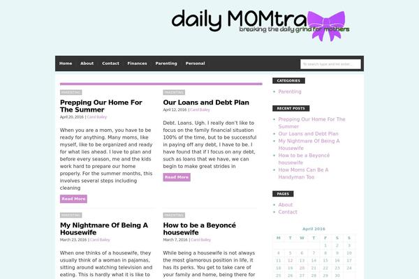 Fifty Fifth Street theme site design template sample