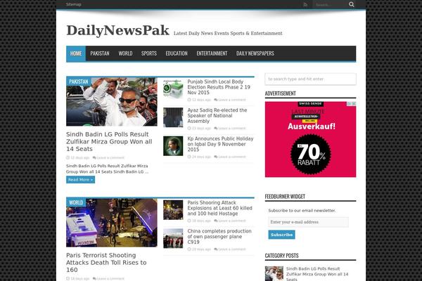 zarapk WordPress theme, websites list used zarapk theme zarapk theme websites examples