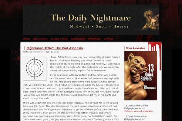 Zombie Apocalypse theme site design template sample