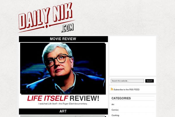 dailynik.com site used Star Blog