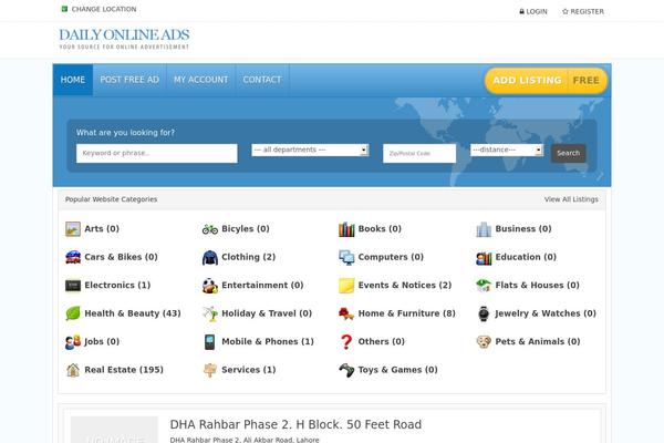 dailyonlineads.com site used Ct