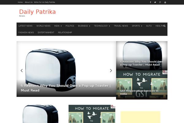 Awaken theme site design template sample