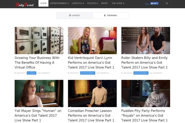 dailypostal.com site used NewsPaper