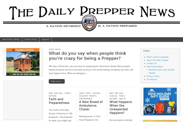 Magazine Basic theme site design template sample