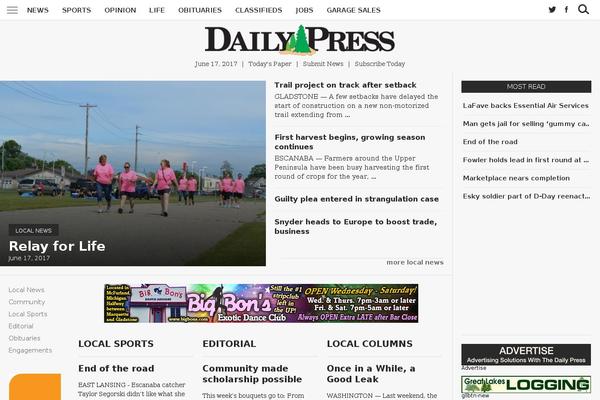 Corev2 theme site design template sample