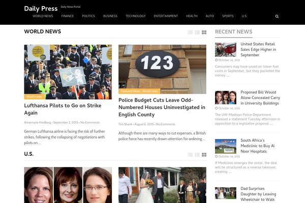 WordX theme site design template sample