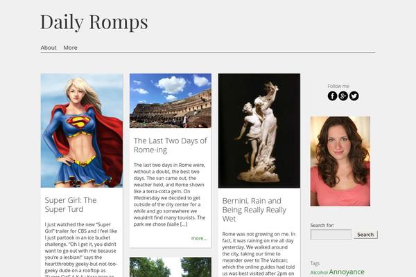 Fluxipress theme site design template sample