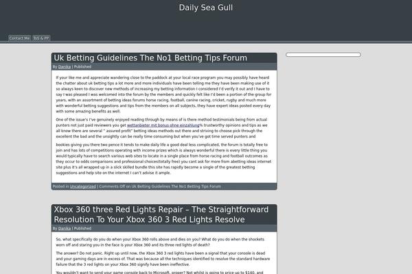 Magomra theme site design template sample