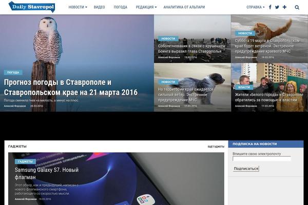 Top News theme site design template sample