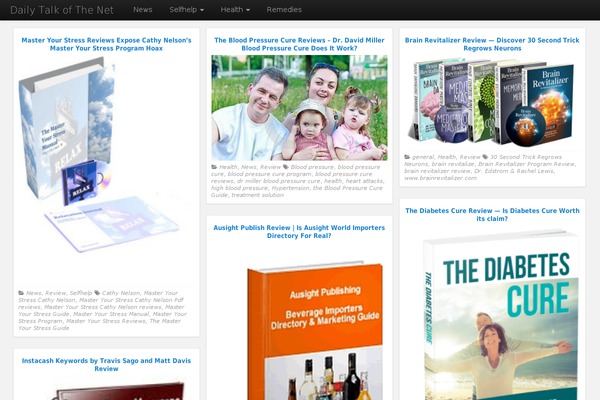 PR News theme site design template sample