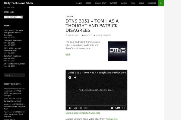 dailytechnewsshow.com site used Varia