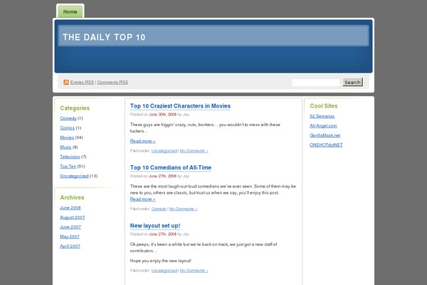 Digg3 theme site design template sample