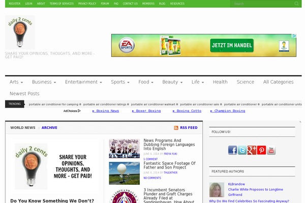 dailytwocents.com site used Mystique_wp