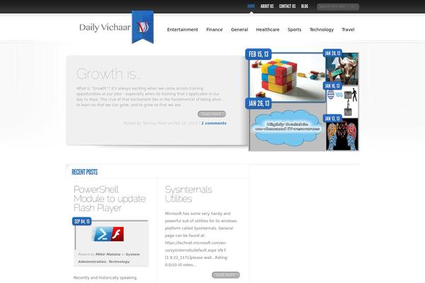 DelicateNews theme site design template sample