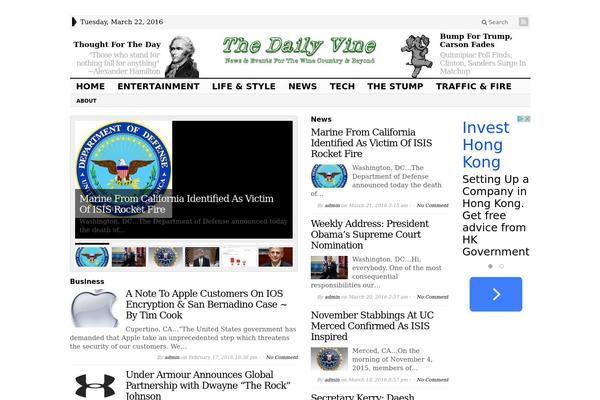 Advanced Newspaper theme site design template sample