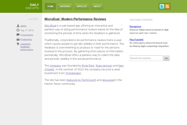 Bespoke theme site design template sample
