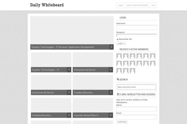 Unstandard theme site design template sample